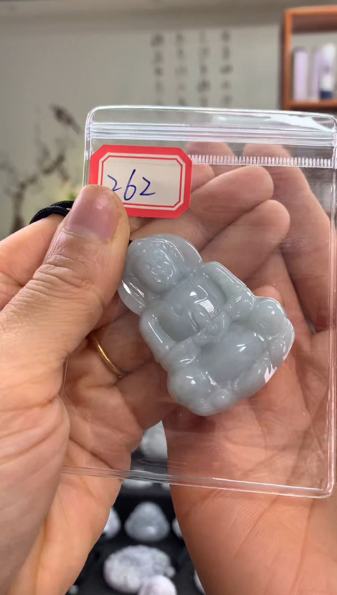 【闪购商品】翡翠颈饰未镶嵌观音262