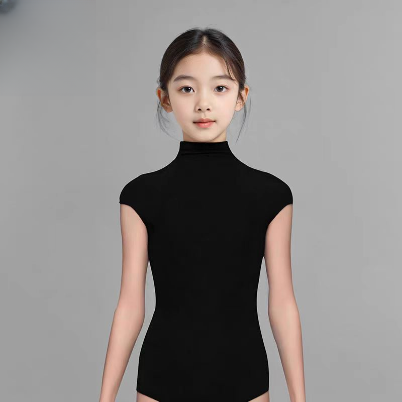 采舞者拉丁舞服女童秋冬新款长袖连体上衣