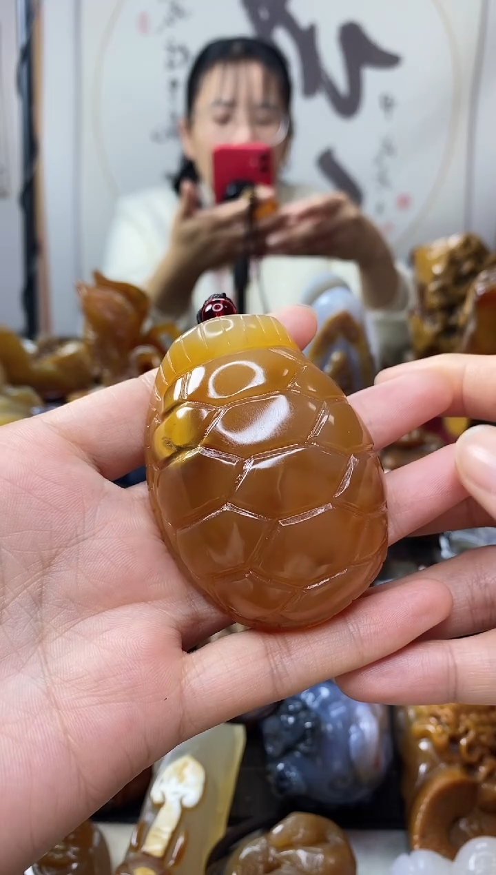 【闪购商品】玛瑙/玉髓未镶嵌手把件0