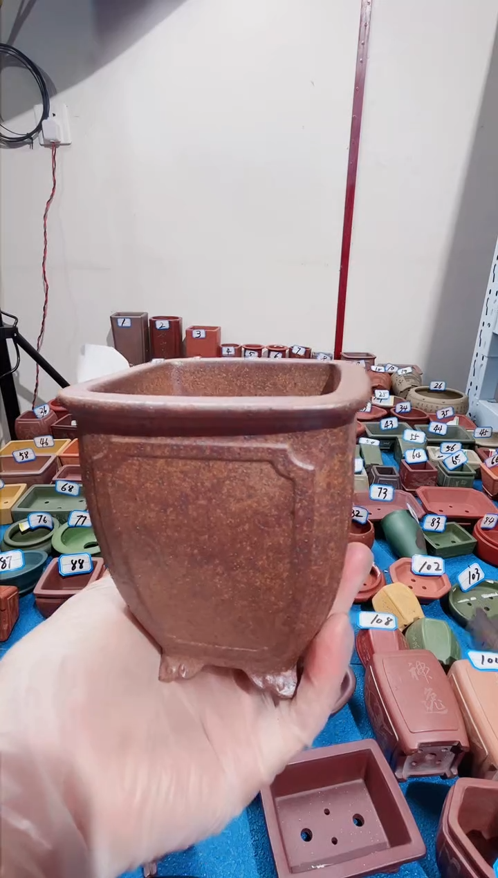 【闪购商品】紫砂紫砂花盆7.5*9.5