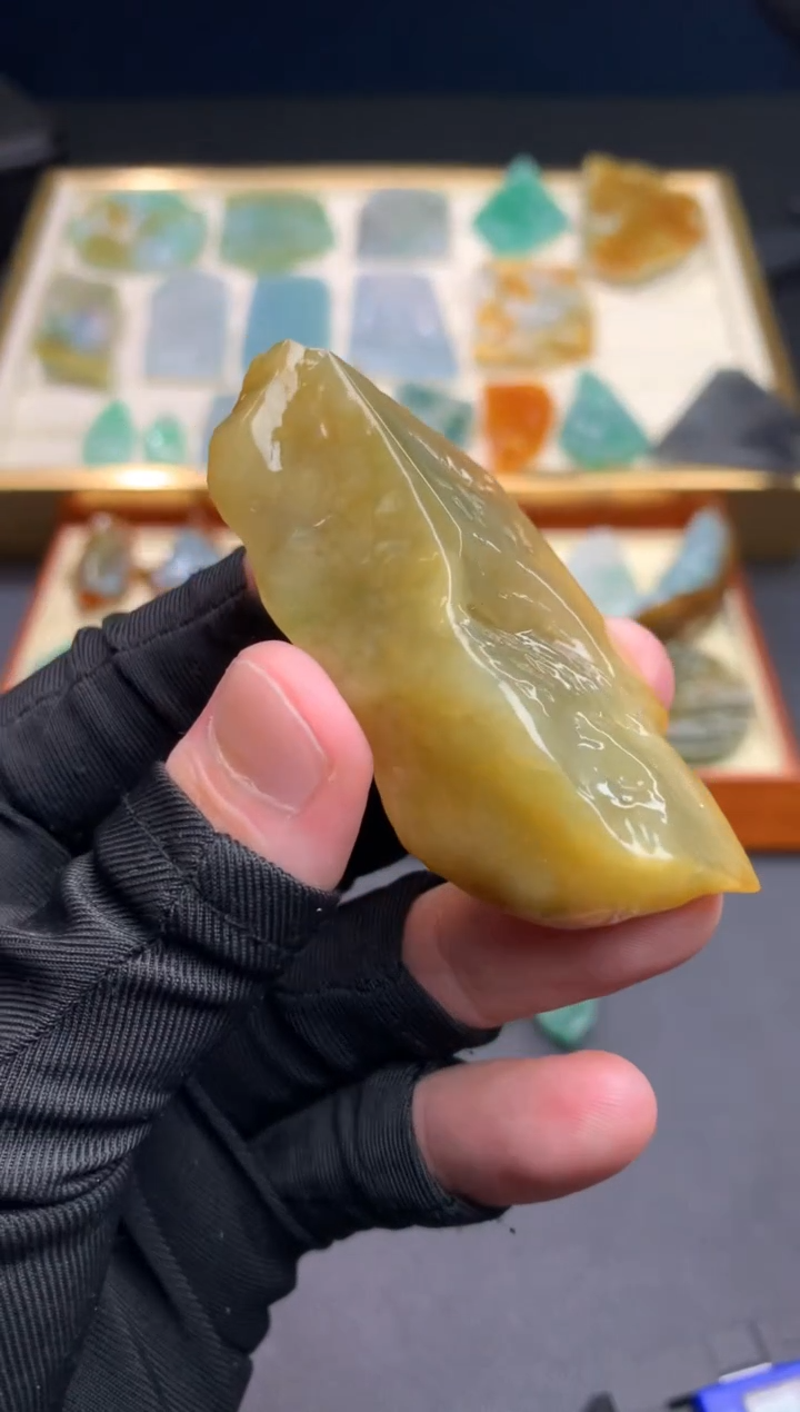 定制翡翠未镶嵌正*天然翡翠裸石（含工费）