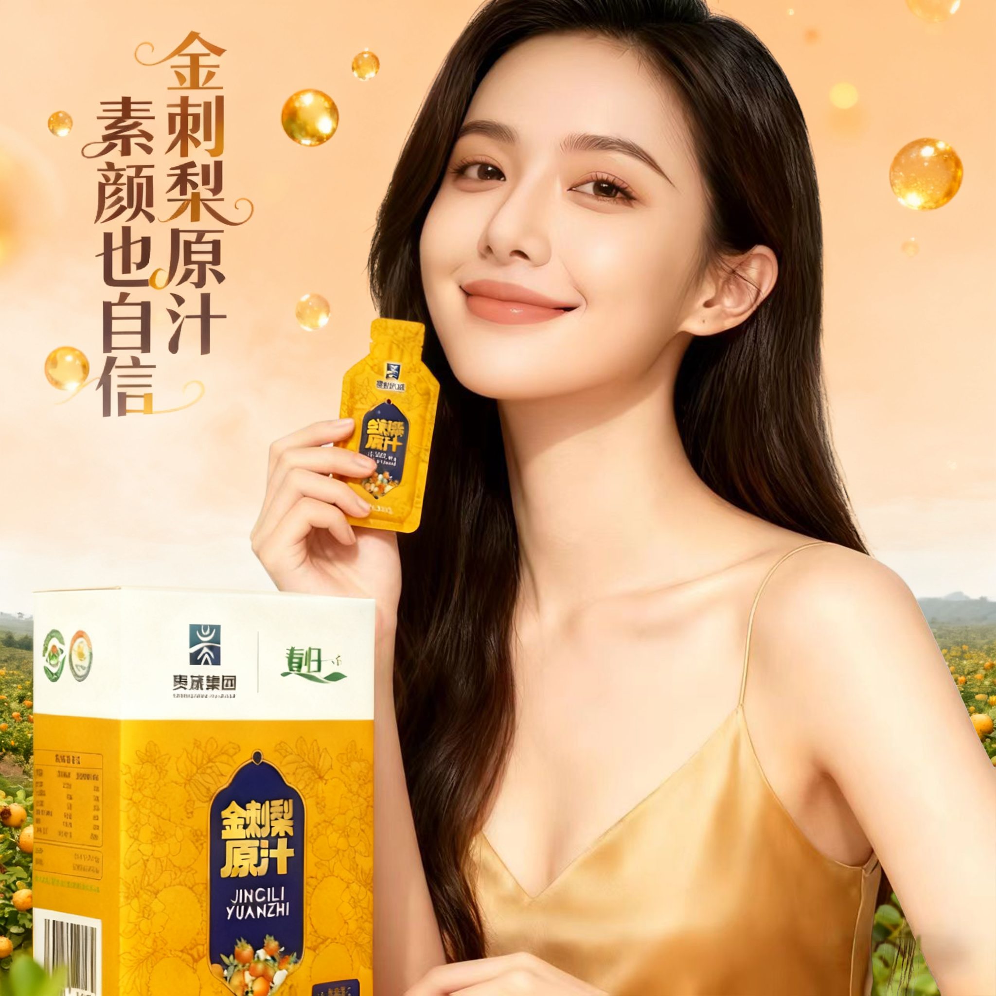 【金刺梨原汁6盒装】刺梨VC饮品富含 VC SOD VP nfc果汁非酸柑水