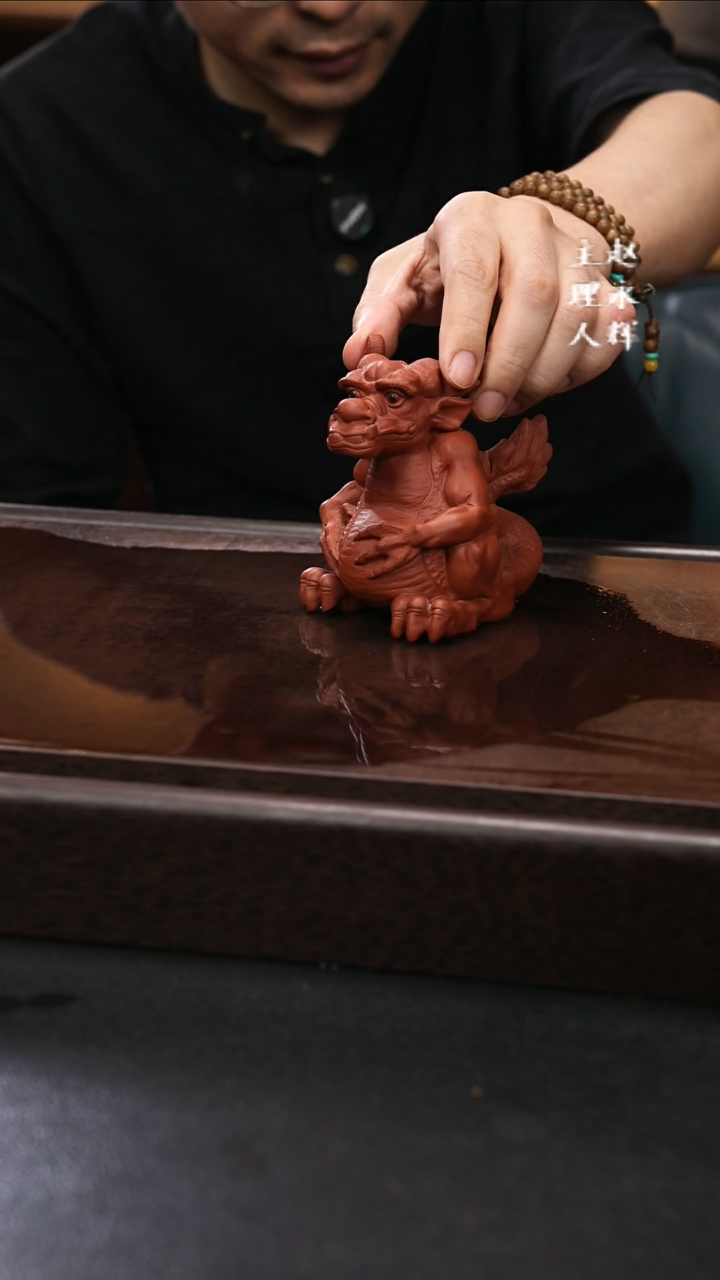 紫砂茶宠紫砂囚牛
