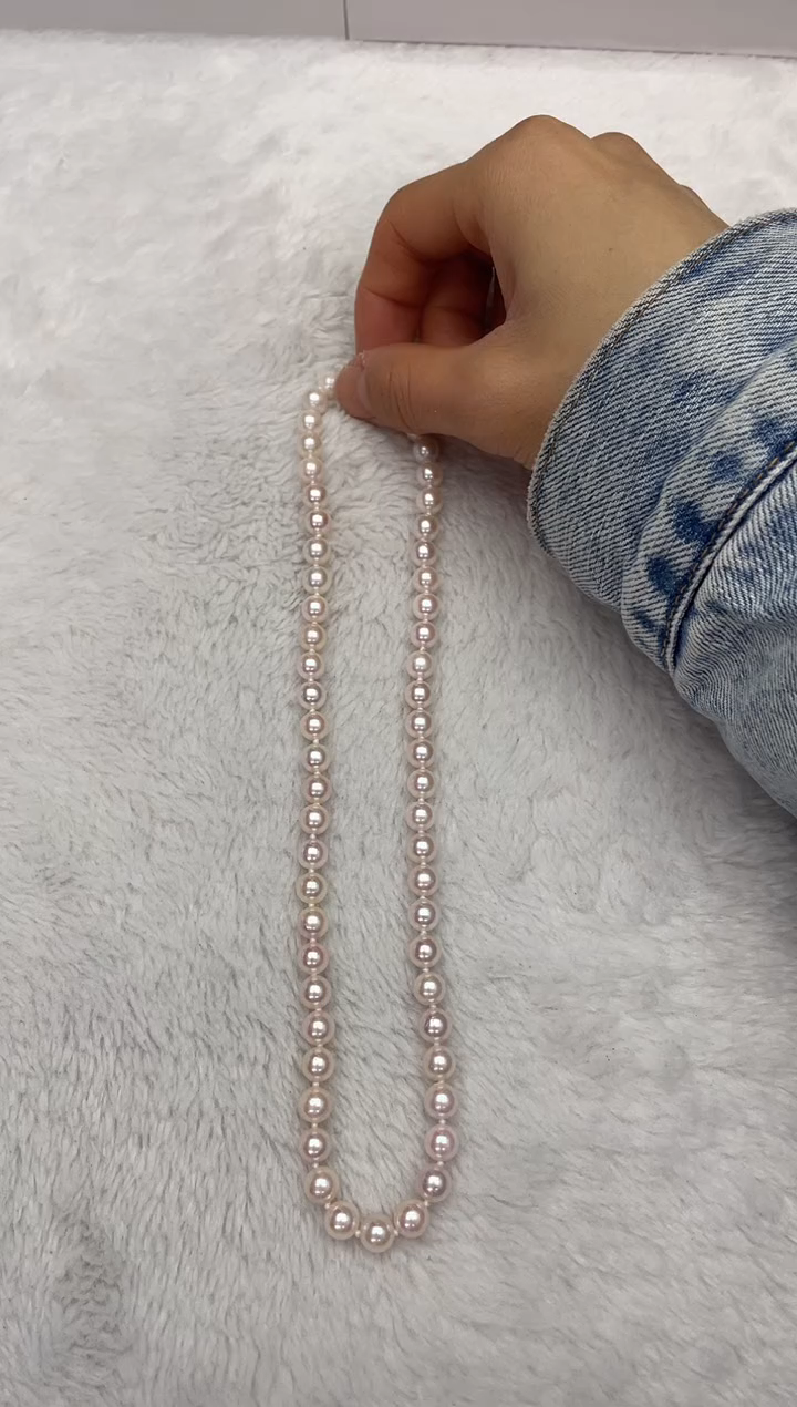 【闪购商品】海水珍珠颈饰未镶嵌AK7-7.5mm（多样性发一）