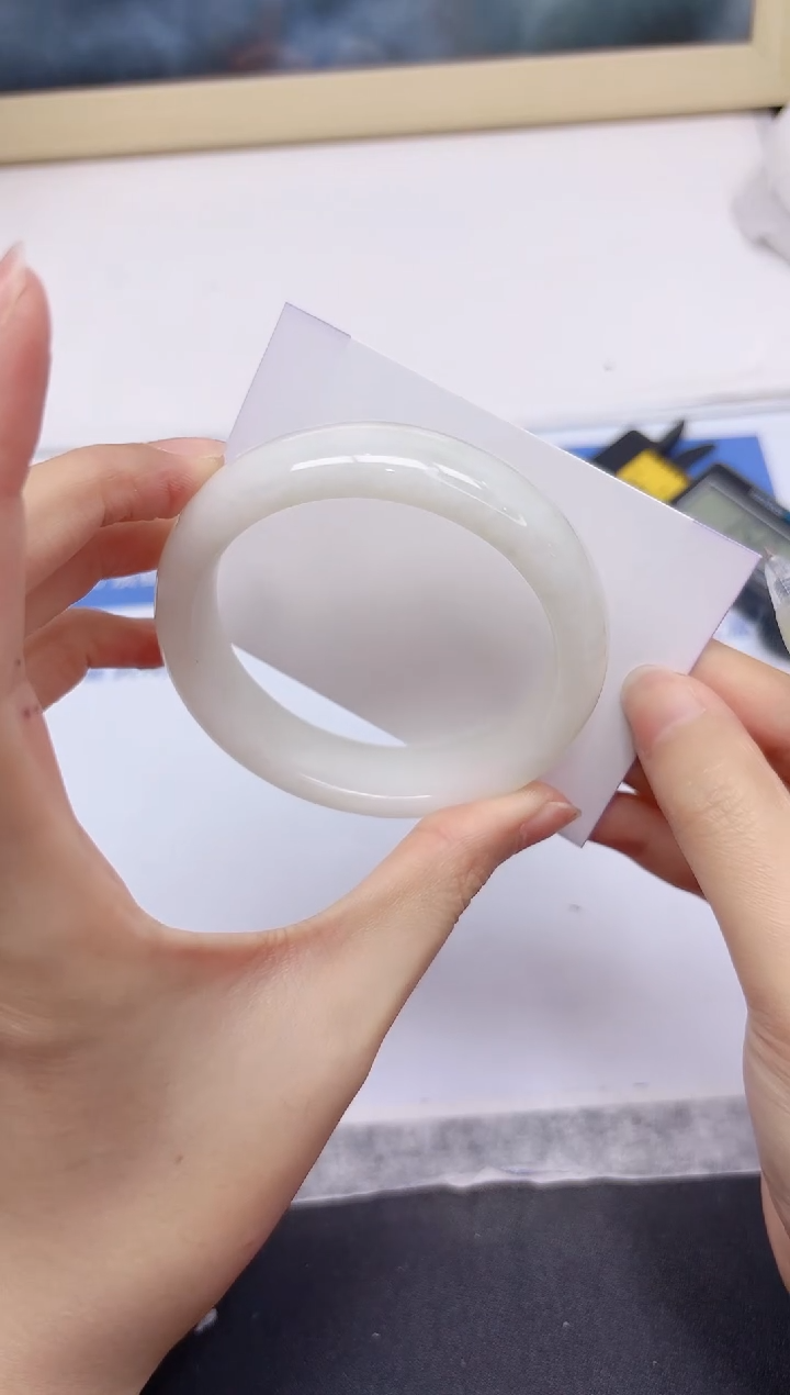 和田玉手镯未镶嵌214-56.9