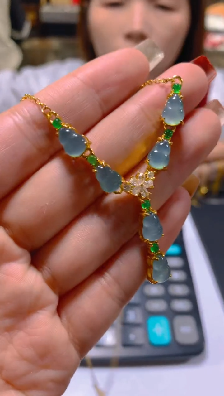 颈饰未镶嵌翡翠多样性发一