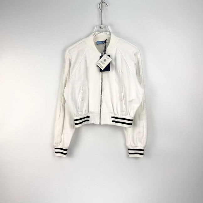 全新未使用 Prada/普拉达 微标拉链长袖外套/M