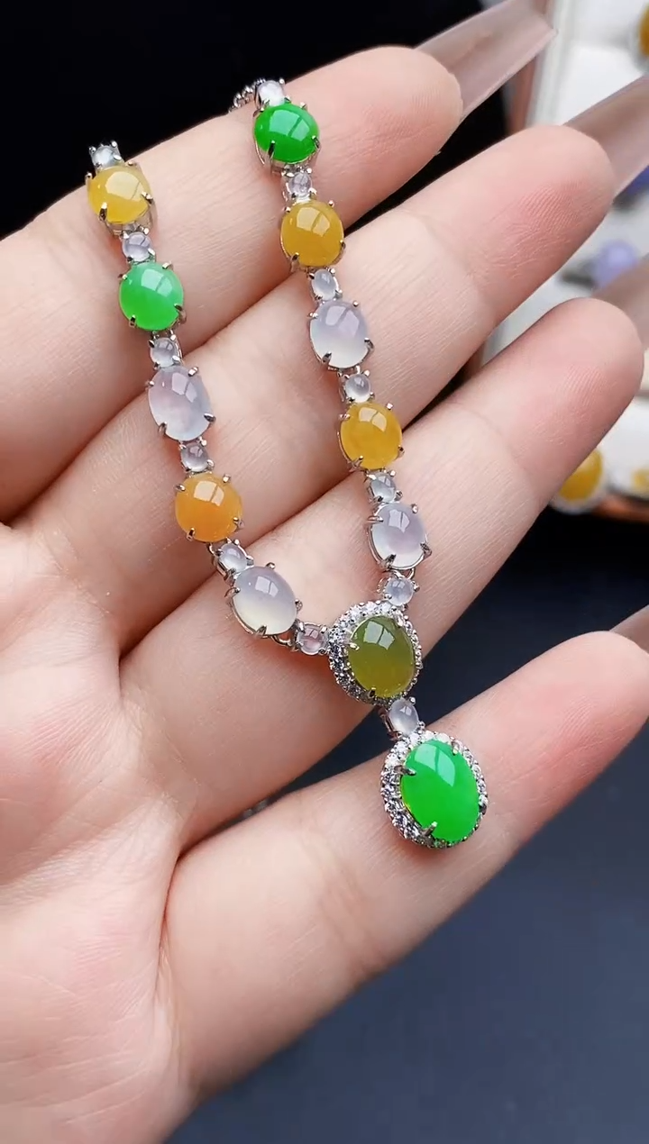 银S925镶嵌戒指翡翠1211