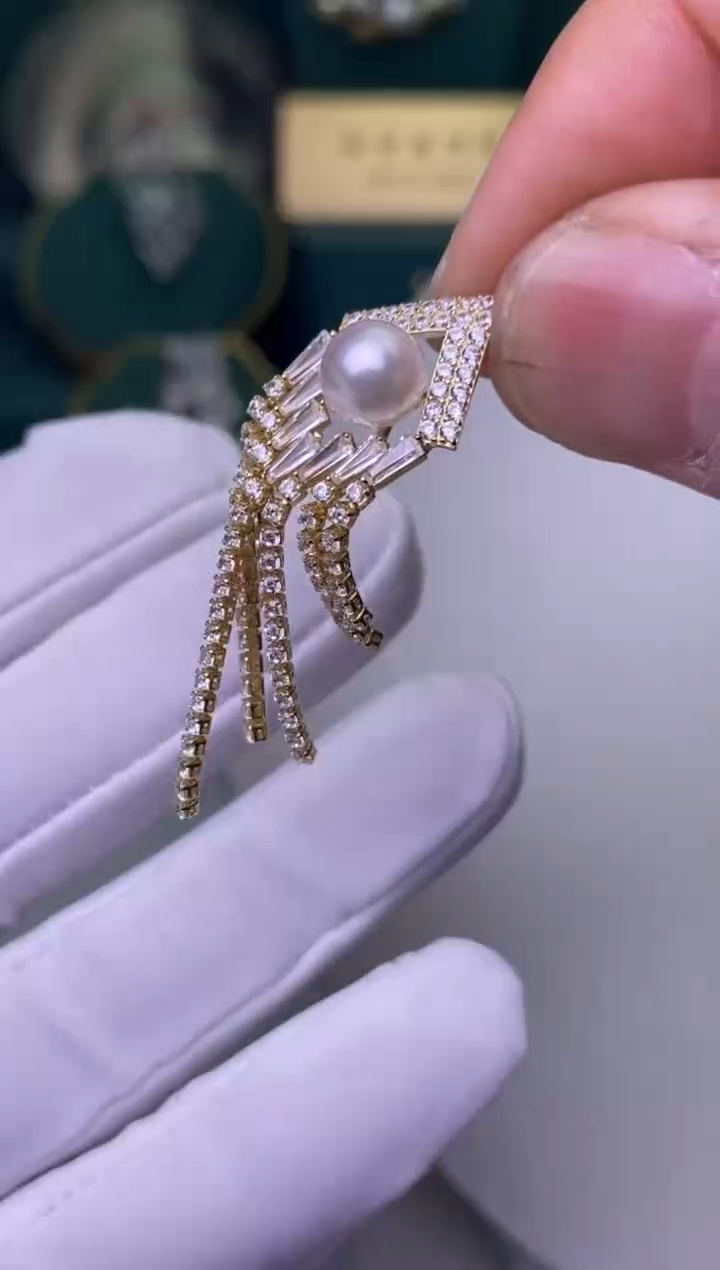 【闪购商品】海水珍珠颈饰银S925镶嵌7-8