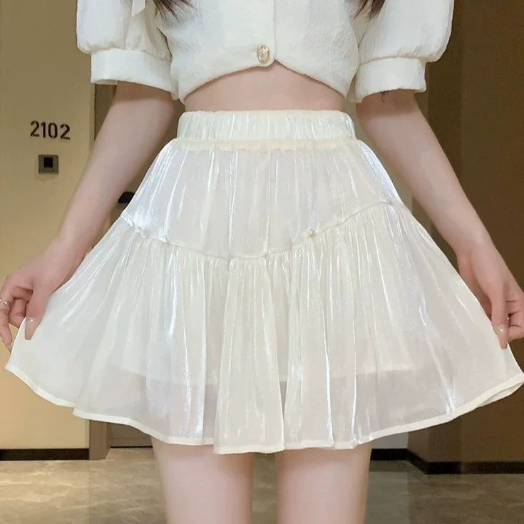 【粉丝福利直播间专属链接】新款时尚百搭不规则设计感短裤高腰显瘦