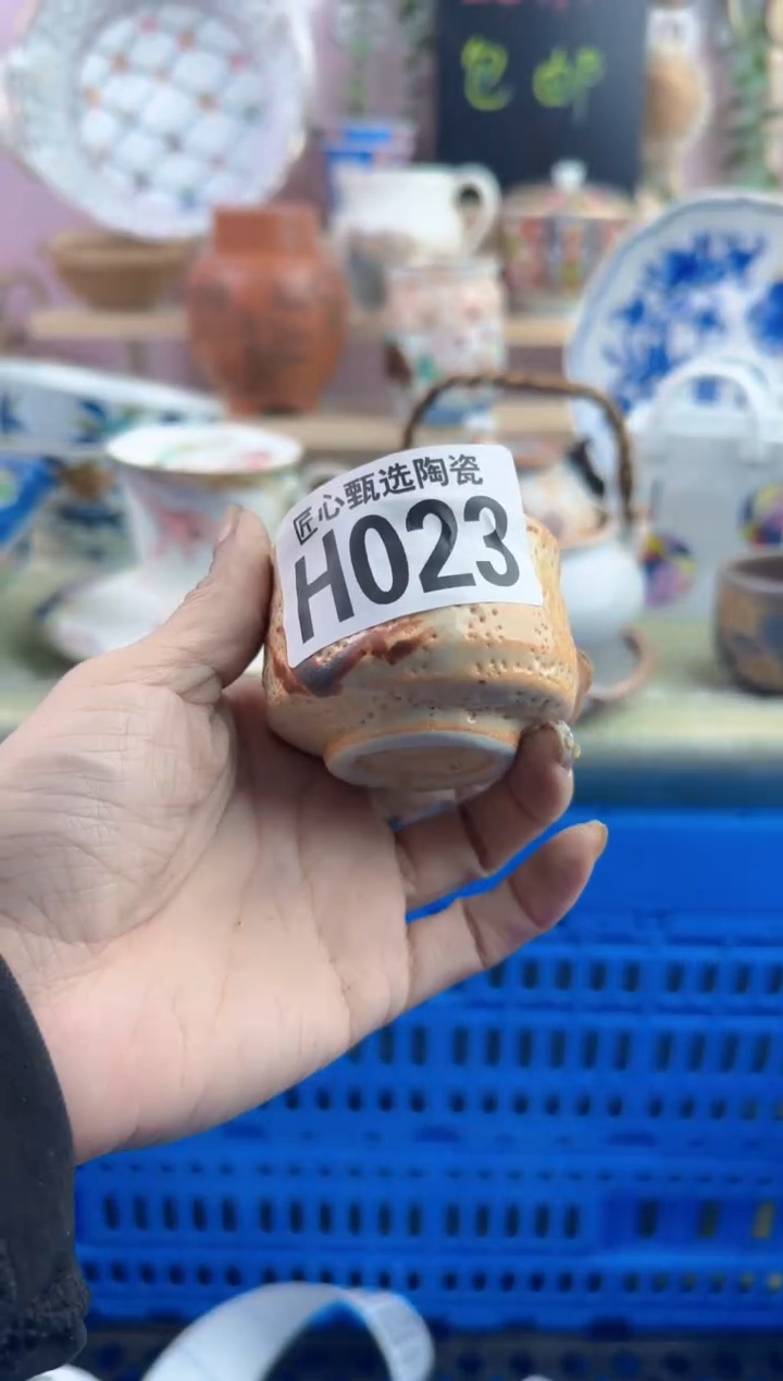 瓷片雨*子         H023
