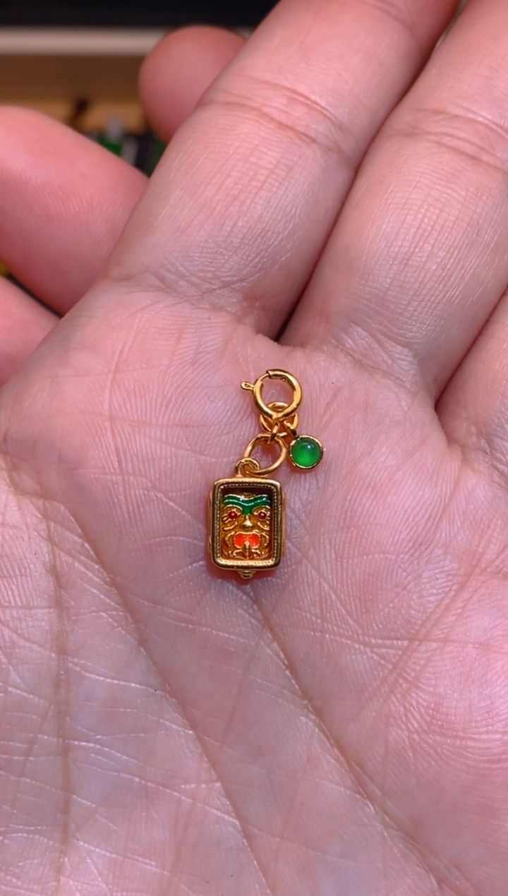 【闪购商品】翡翠吊坠(不含链)银S925镶嵌扎基拉姆