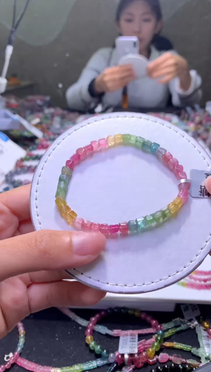 未镶嵌手串碧玺A111【天然碧玺】