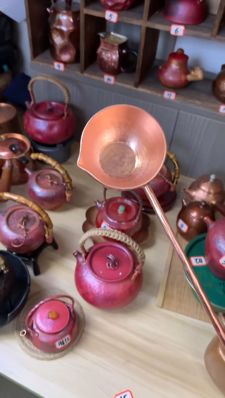 紫铜手工长柄勺子