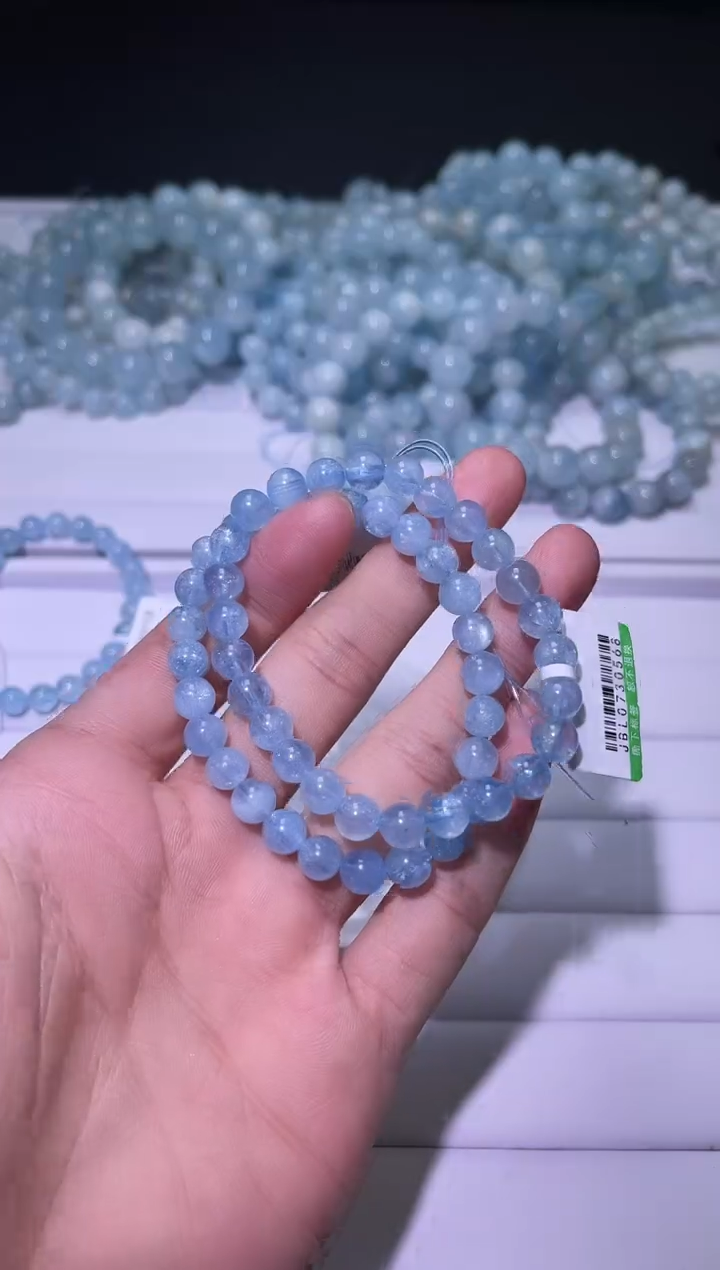 1海蓝宝石（处理）X019-海蓝宝单圈-多样性发其一