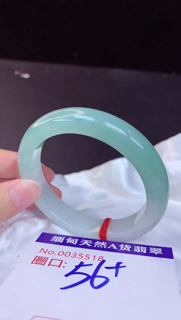 【闪购商品】翡翠手镯未镶嵌56+             