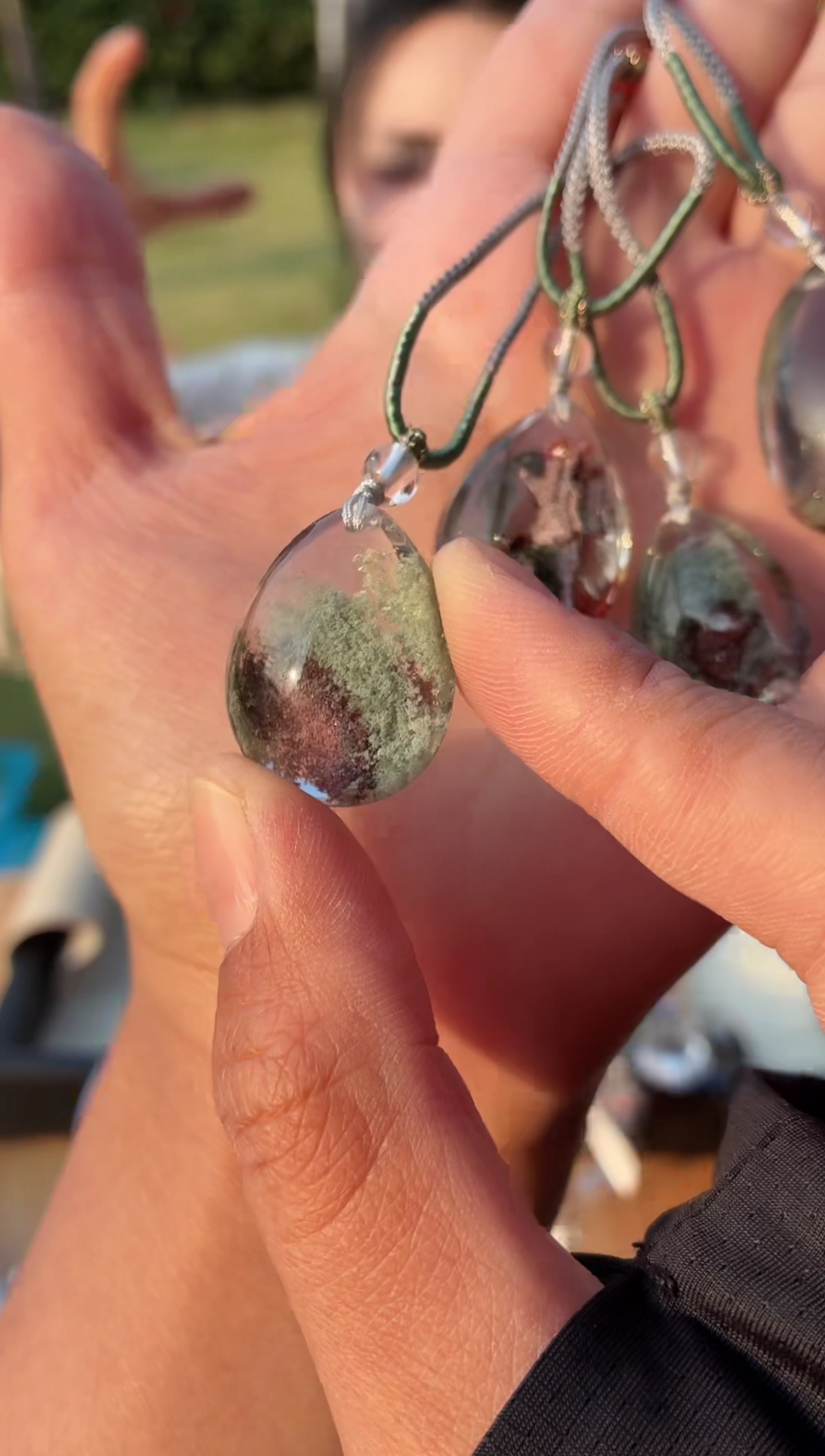 手串未镶嵌水晶MJJZBXL3989绿幽灵吊坠多样发一