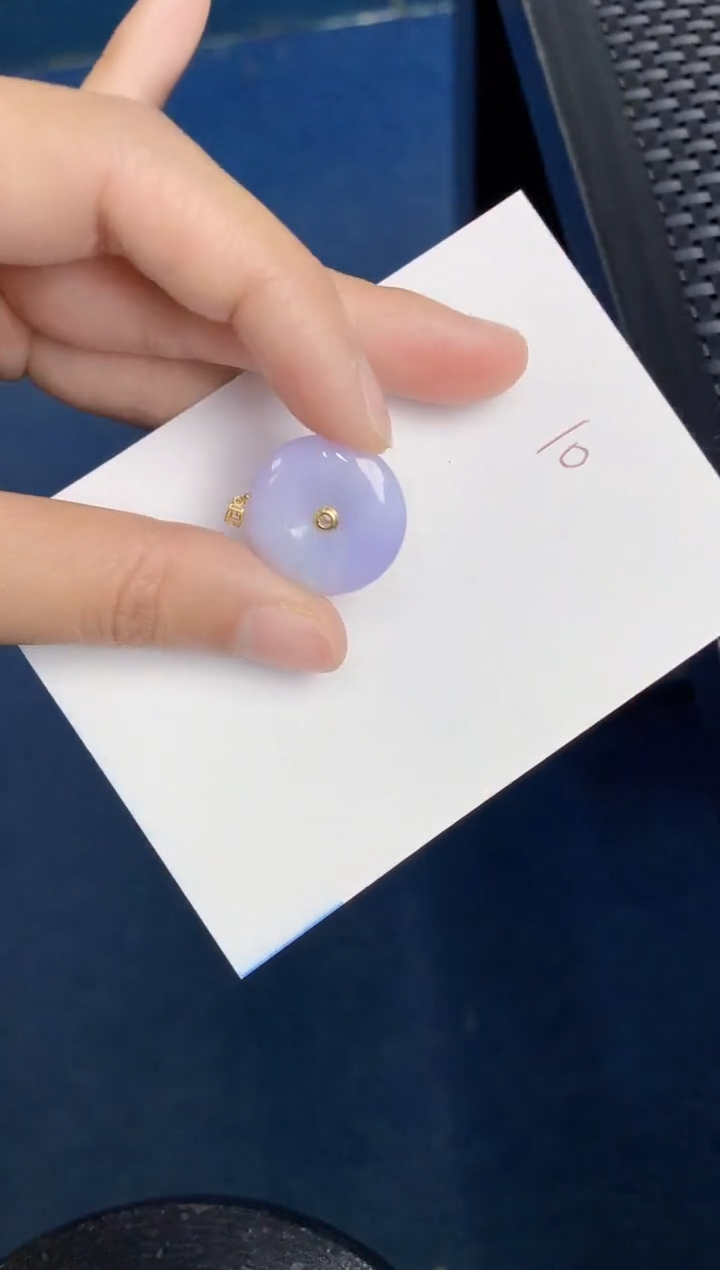 【闪购商品】翡翠颈饰18K金镶嵌000000000