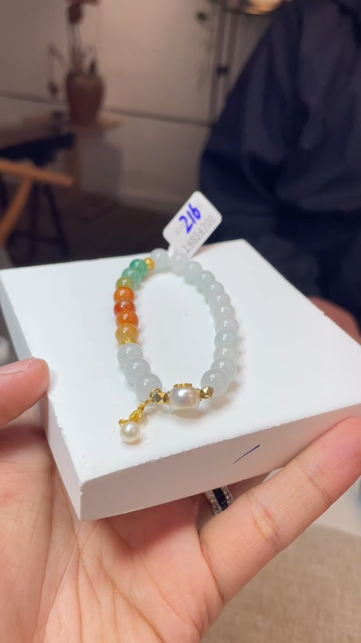 未镶嵌手链翡翠手串