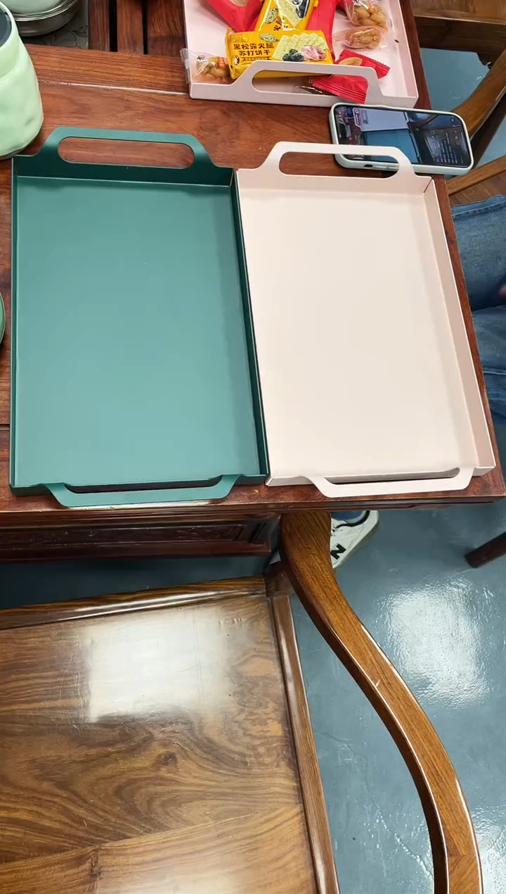 合金大号铁艺托盘（20*30）颜色不挑