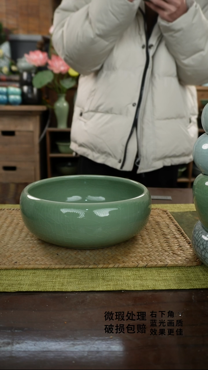陶瓷禅定茶洗A-20次品保不漏水外观不完美