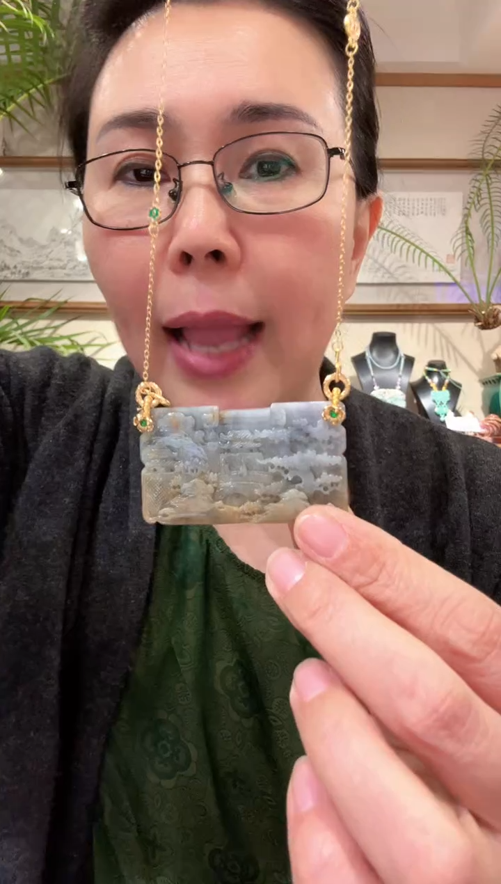 【闪购商品】翡翠颈饰未镶嵌国风