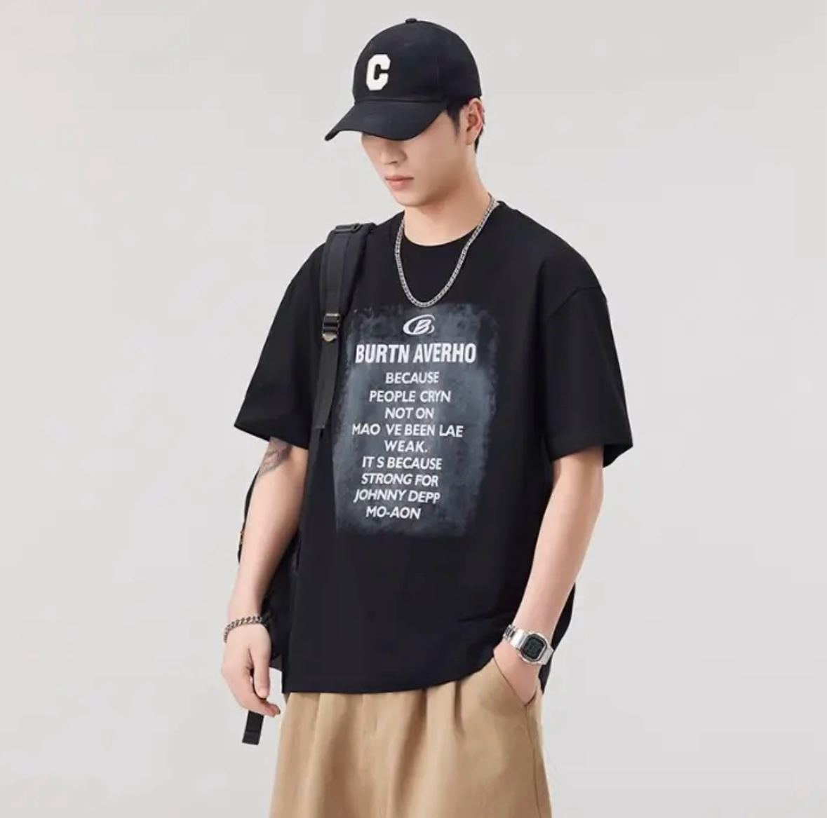 《断码捡漏》T-3823夏季时尚休闲短袖