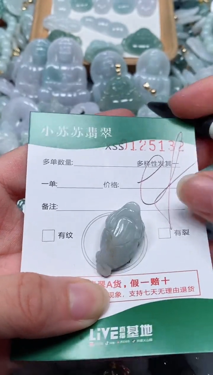 【闪购商品】翡翠颈饰未镶嵌闪购商品0125132