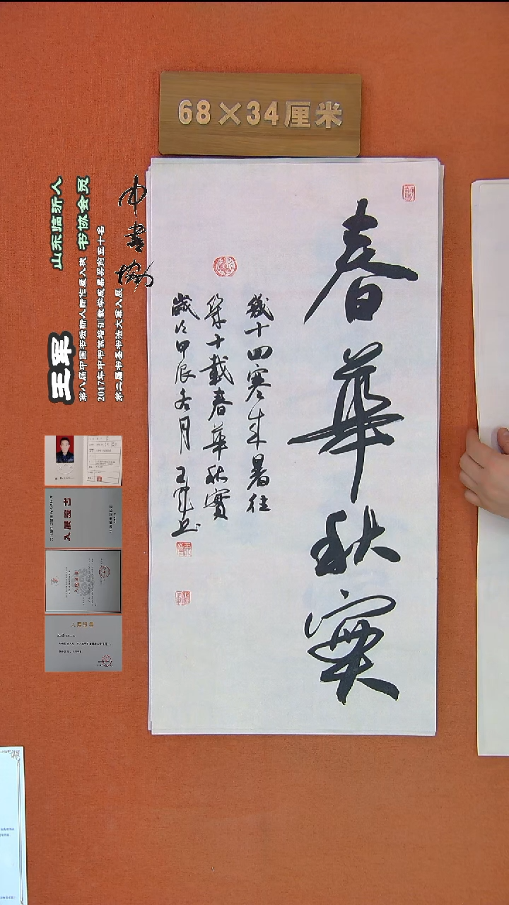 【闪购商品】书法13王军书法作品