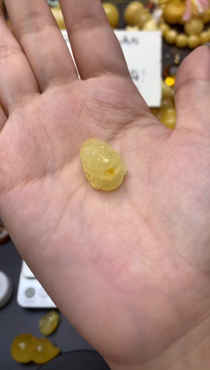未镶嵌琥珀珠宝奇石023珀蜜蜡微瑕