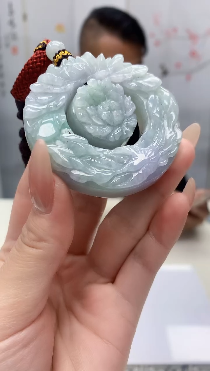 【闪购商品】定制翡翠未镶嵌4969jj-毛货挂件17