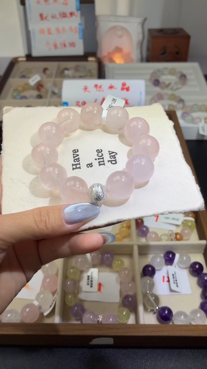 未镶嵌手串水晶901(天然水晶 ,默认有瑕疵 ,确认好再下单哦) 