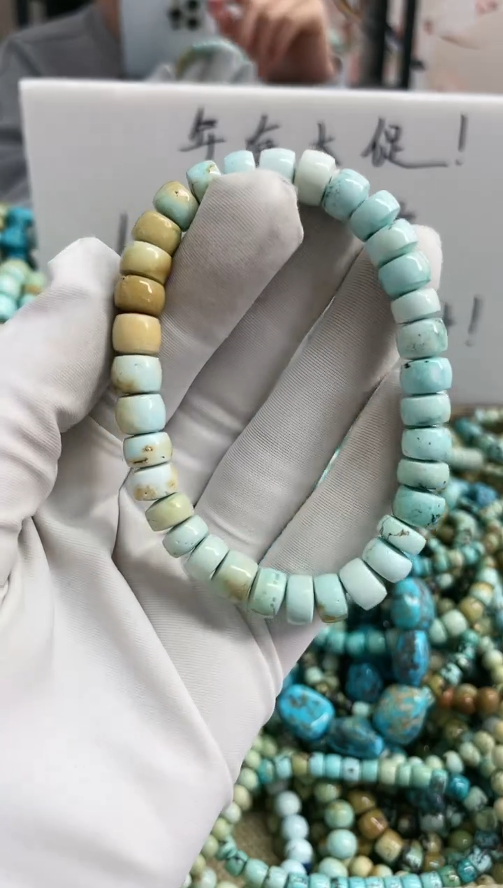 【闪购商品】绿松石珠宝奇石未镶嵌8mm+
