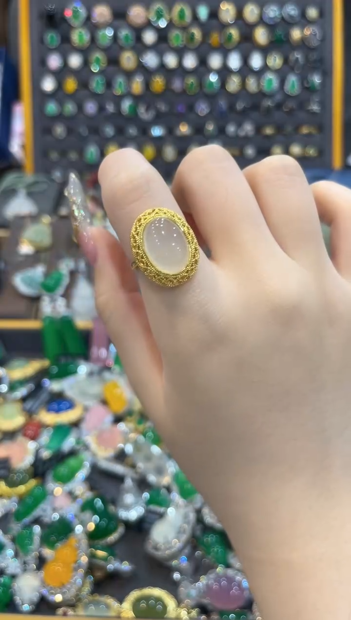 【闪购商品】玛瑙/玉髓戒指未镶嵌1