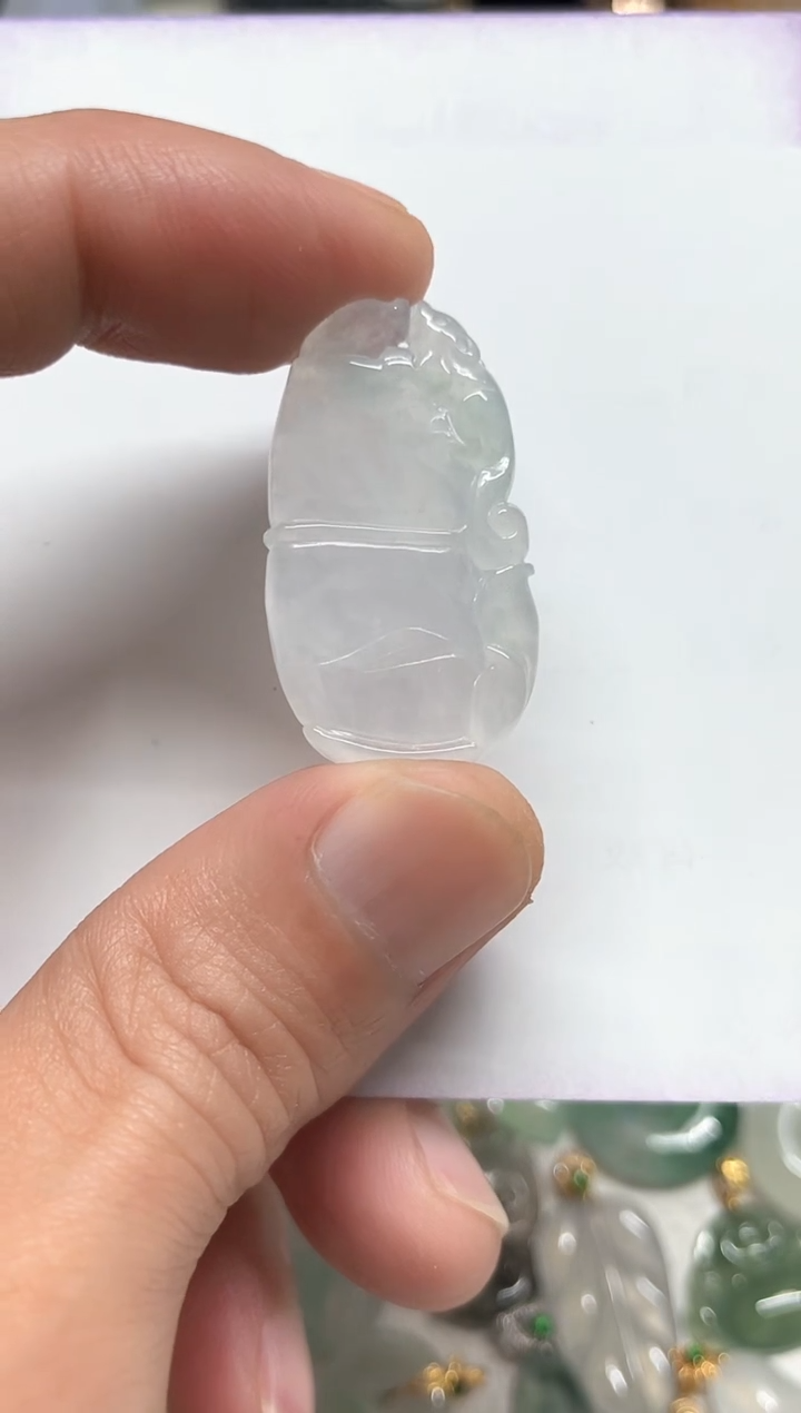 【闪购商品】翡翠颈饰未镶嵌天然缅甸A货翡翠吊坠