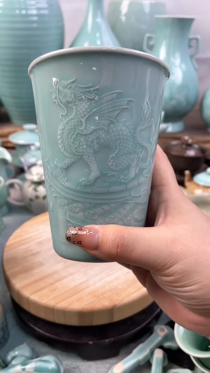 【闪购商品】纯手工 特价福利 微瑕 慧仙青瓷