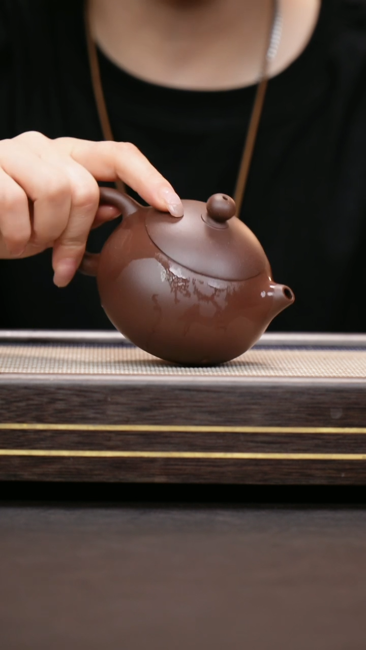 茶壶紫砂老紫泥  西施