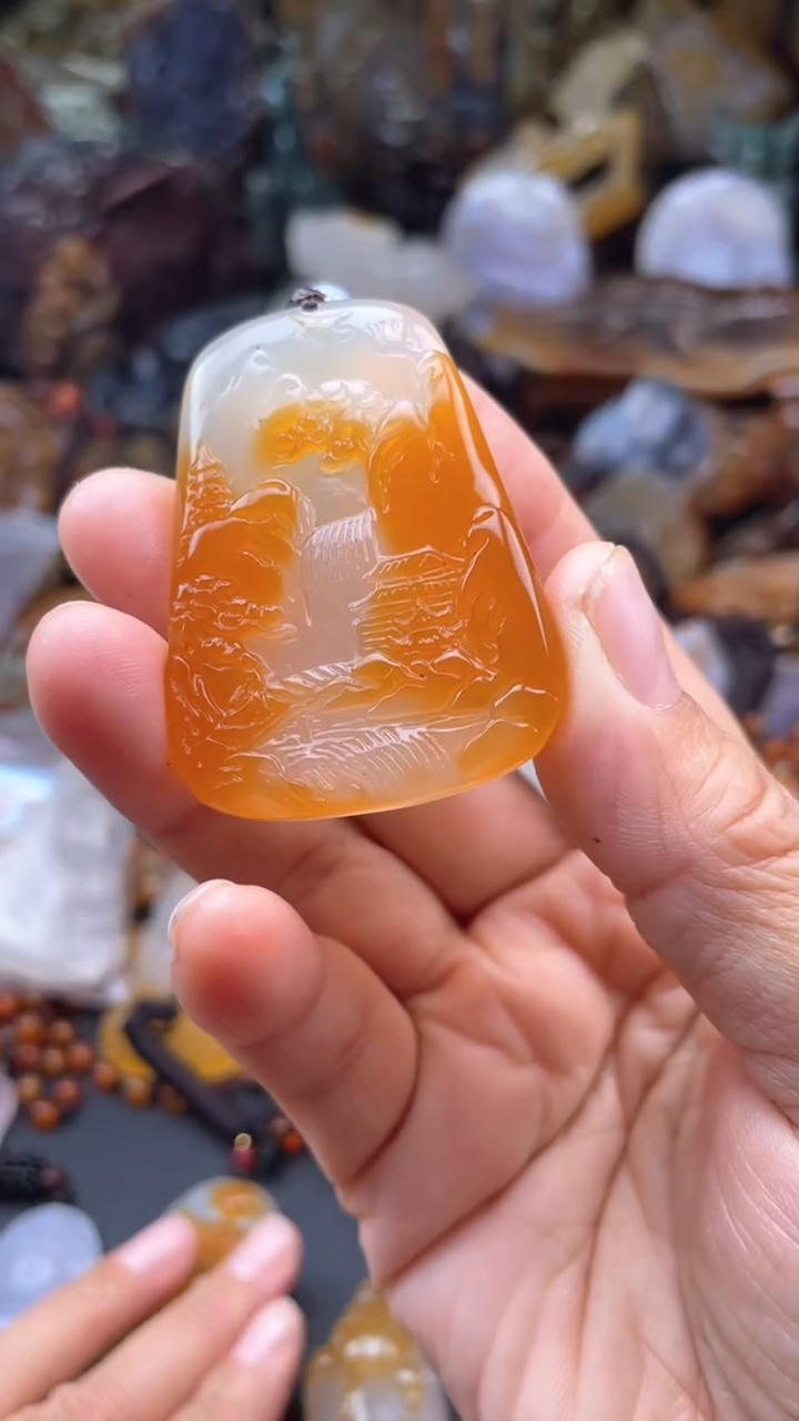 【闪购商品】玛瑙/玉髓颈饰未镶嵌AA