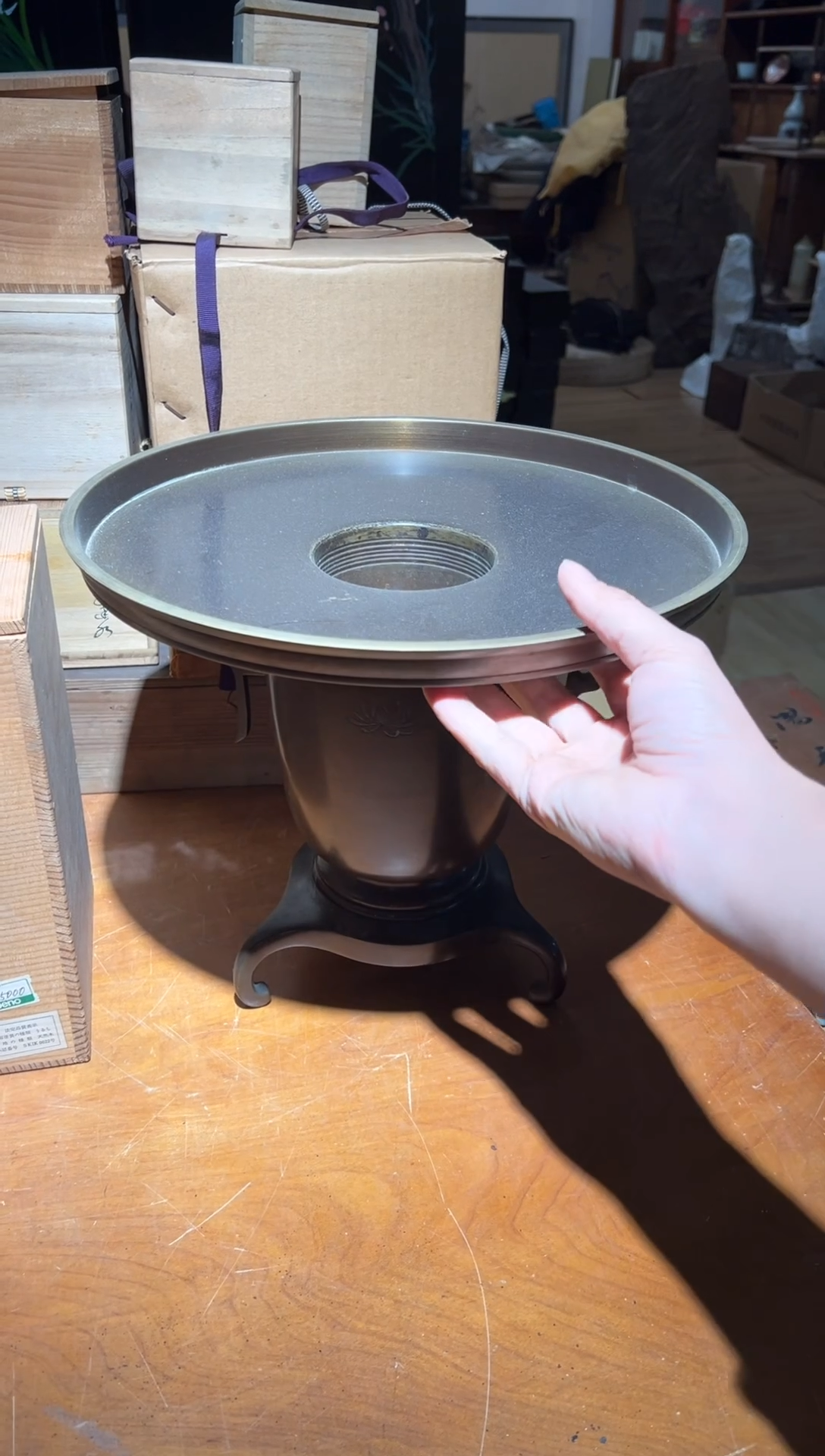 铜A4488铜制中古周边/