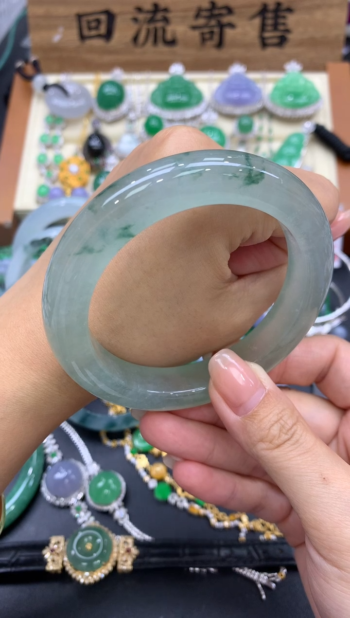 【闪购商品】翡翠手镯未镶嵌517-中国好珍宝