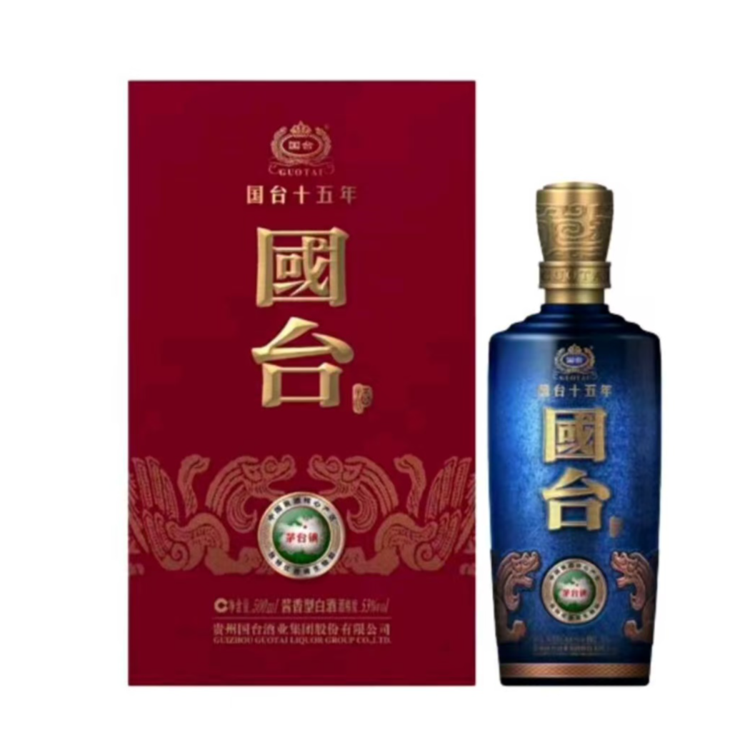 国台十五年  53度酱香型白酒 500ml