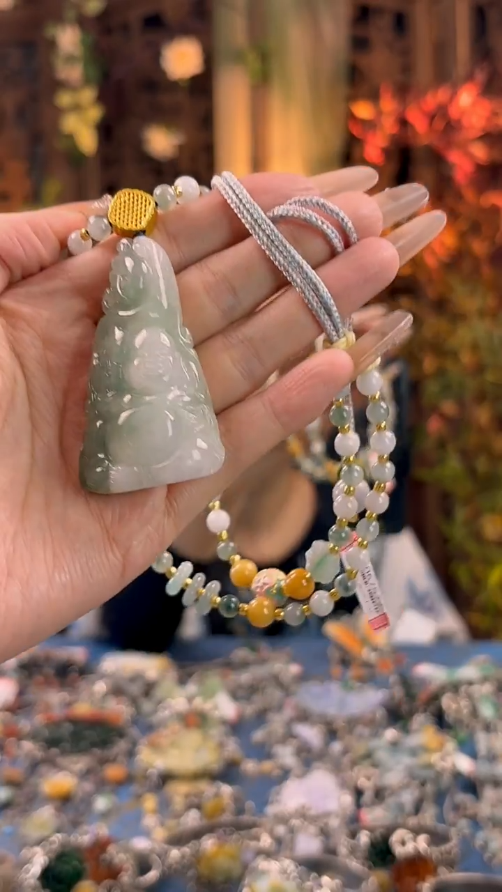 项链未镶嵌翡翠项链