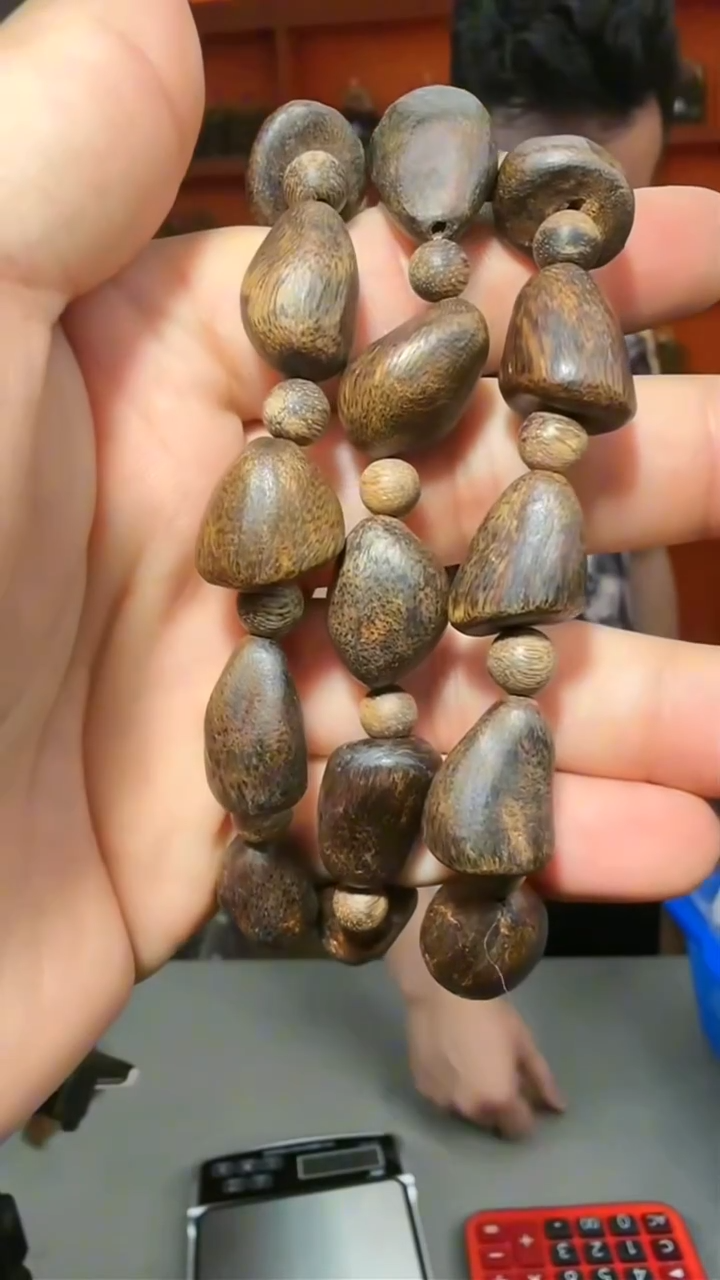 沉香手串b5号瘤疤16g多样性发一