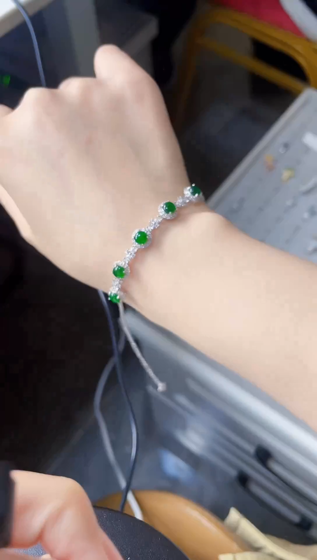 【闪购商品】翡翠戒指银S925镶嵌3465436
