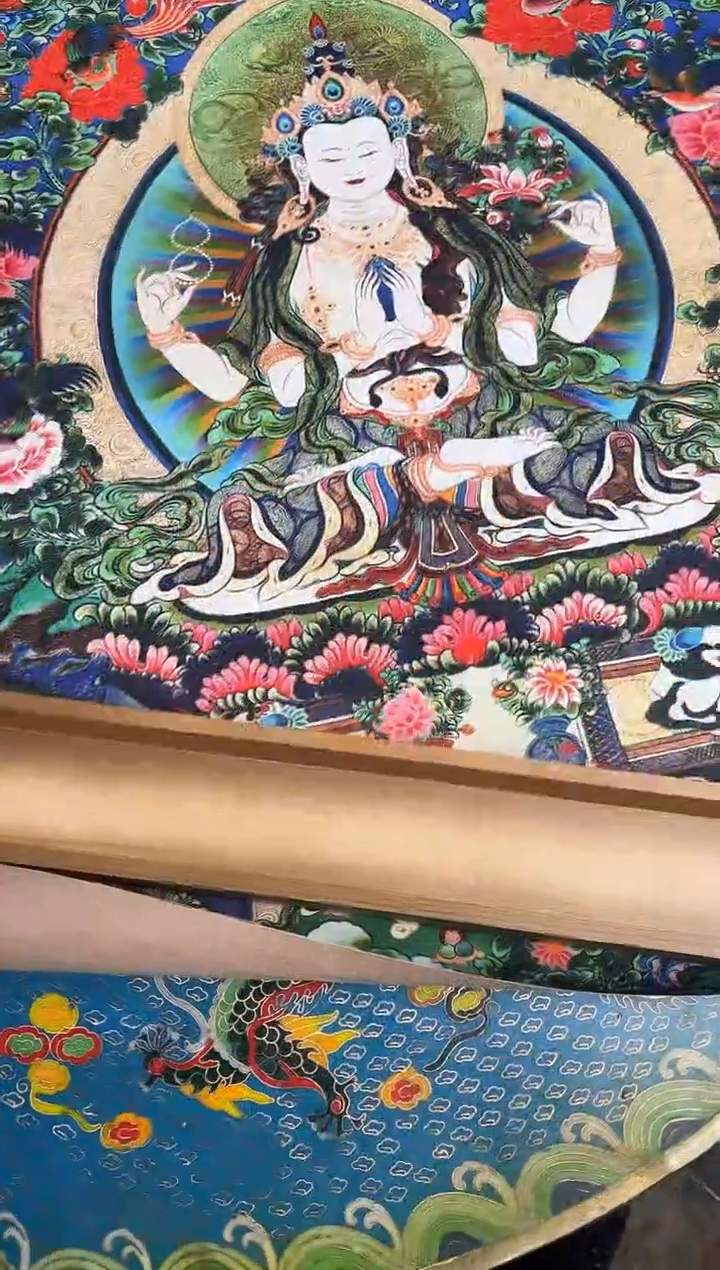 卷轴画路路的唐卡tk160