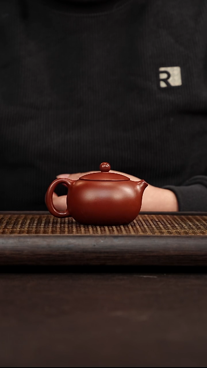 茶壶紫砂宜兴心悦紫砂  朱泥 西施