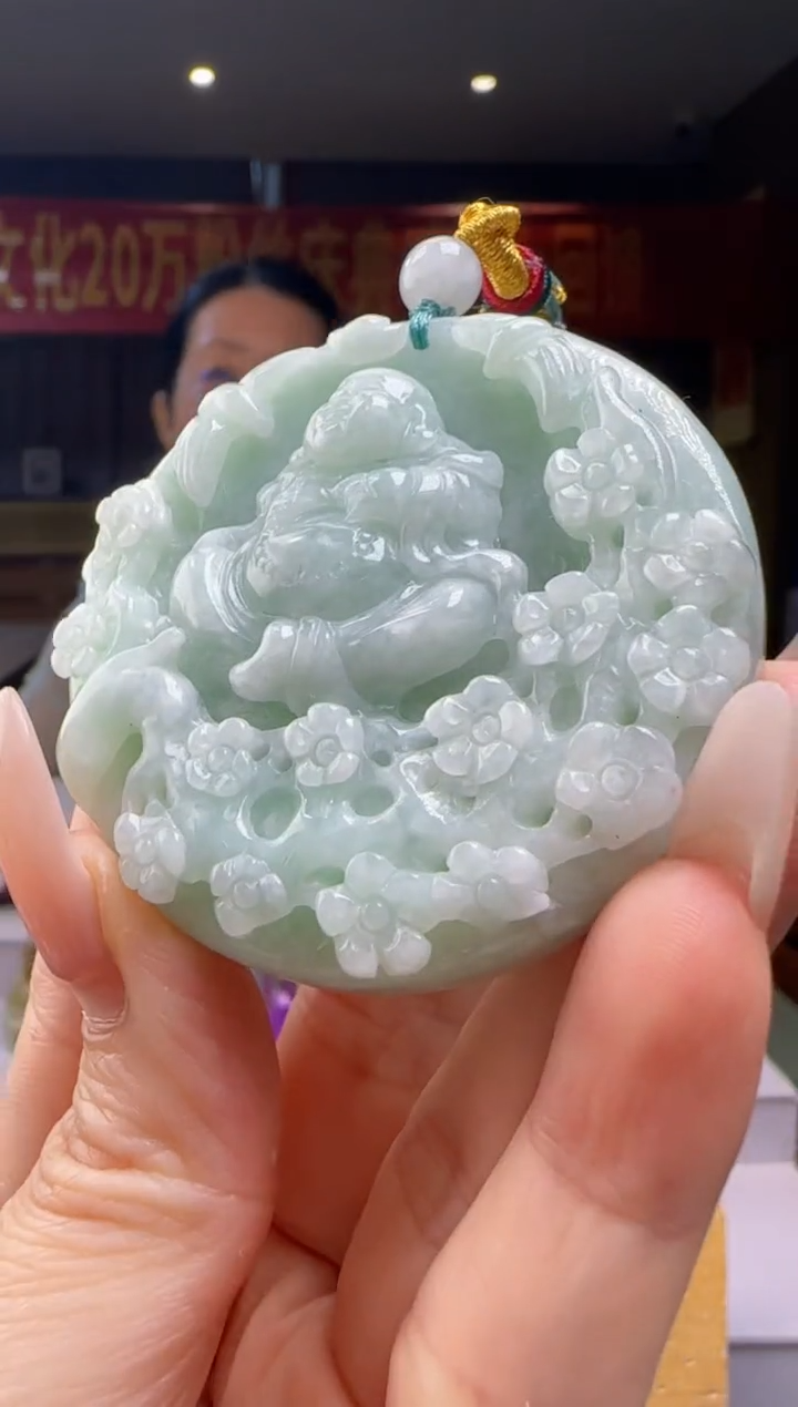 翡翠未镶嵌颈饰YJ@@WS1WX36770