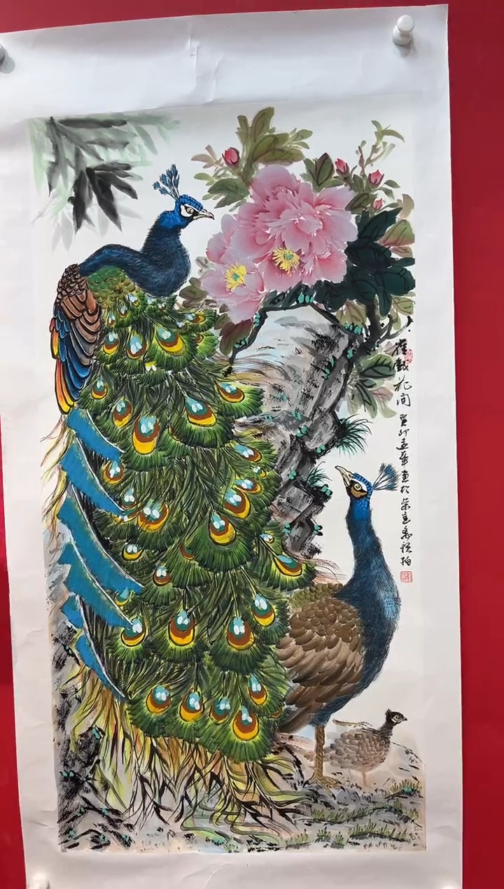 国画画家陆远华纯手绘原作