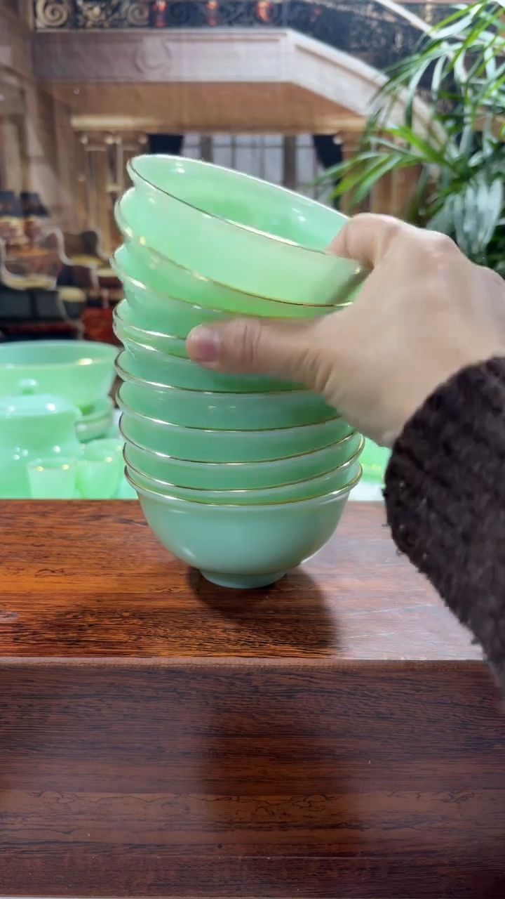 【闪购商品】...4.5英寸玉瓷碗10个口径11.5厘米 