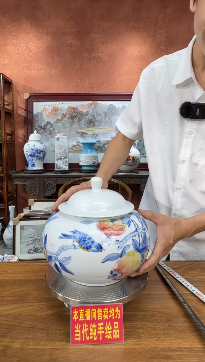 吴义松陶盟手工手绘陶瓷编码：5671